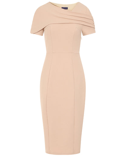 Cape Bodycon Dress