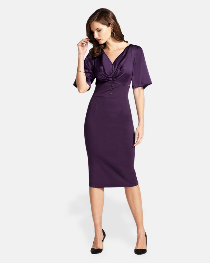 Short Sleeve Cocktail Dress