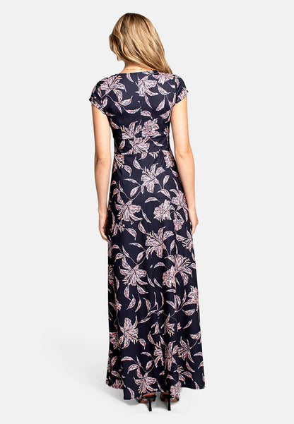 Cap Sleeve Jersey Maxi Dress