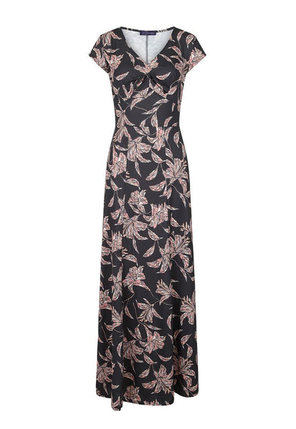 Cap Sleeve Jersey Maxi Dress