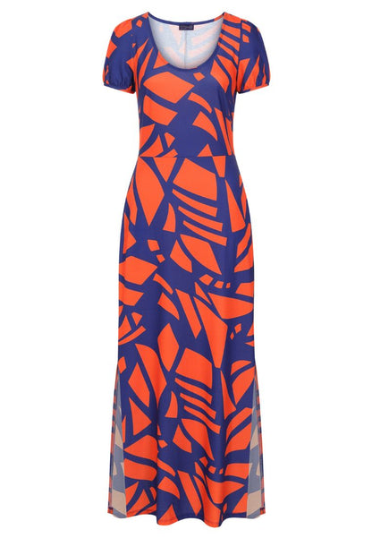 Split Hem Scoop Neck Maxi Dress