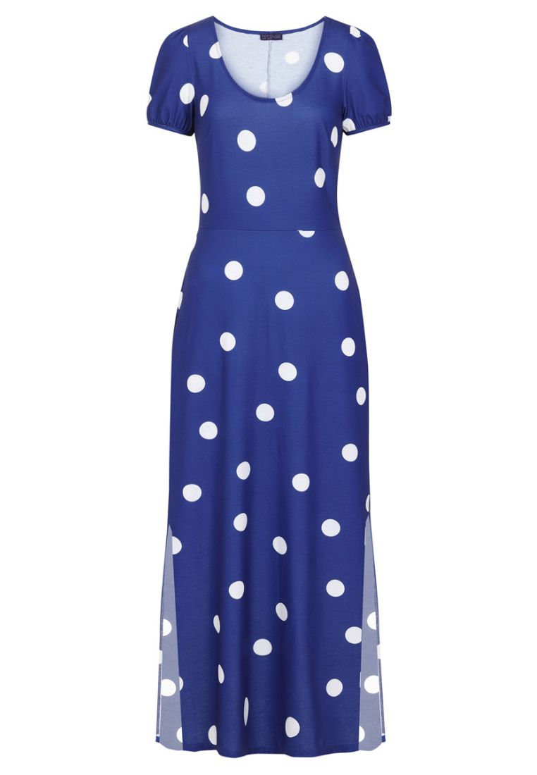 Split Hem Scoop Neck Maxi Dress