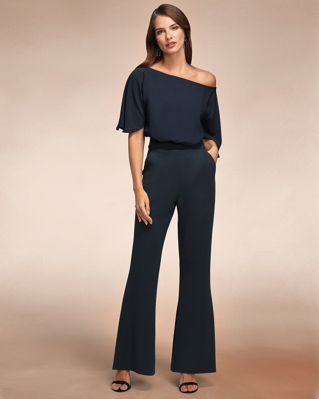 Drop Shoulder Jumpsuit