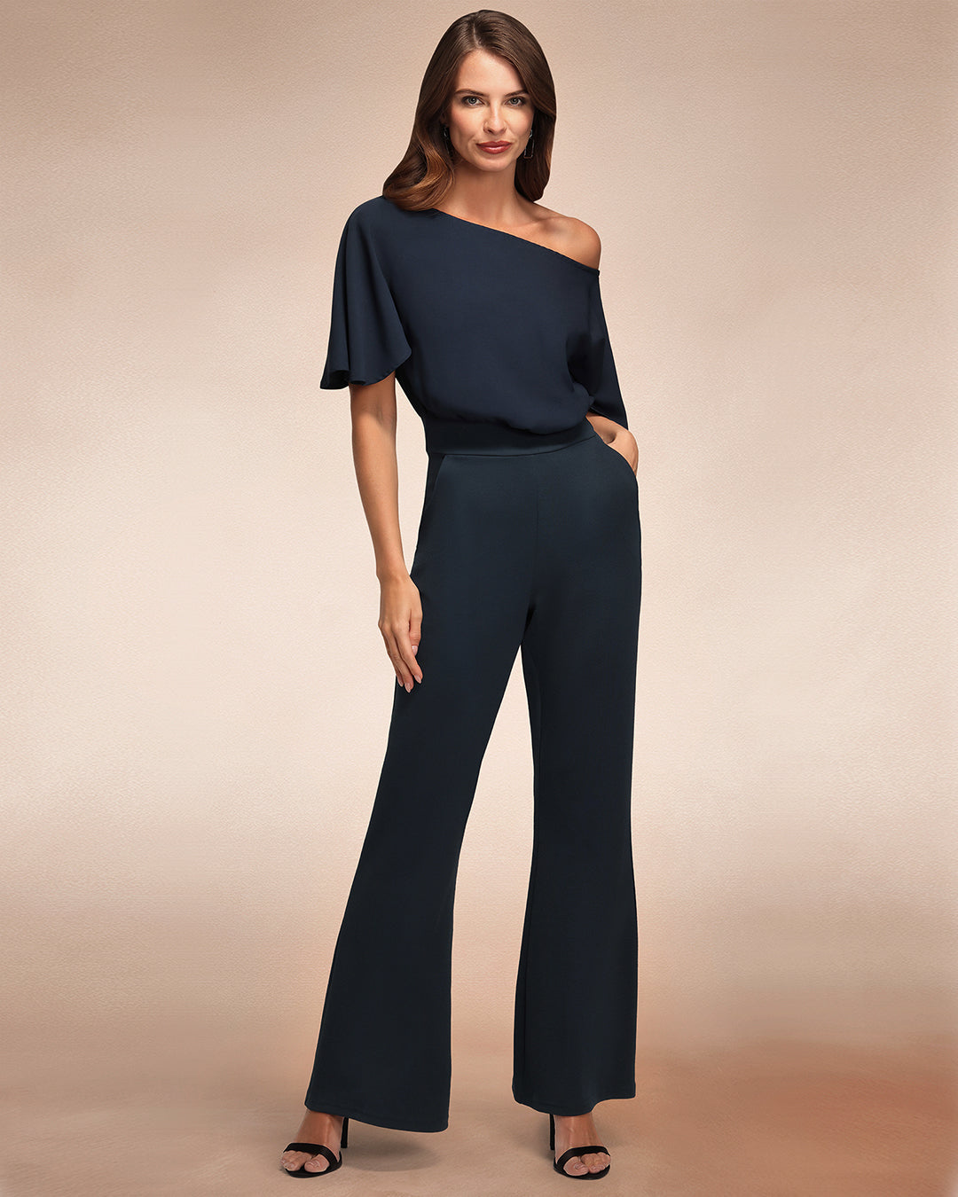 Drop Shoulder Jumpsuit