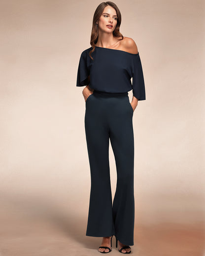 Drop Shoulder Jumpsuit