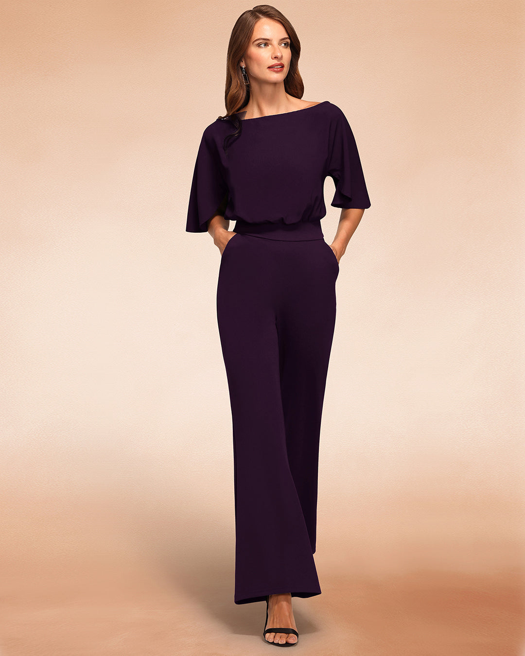 Drop Shoulder Jumpsuit