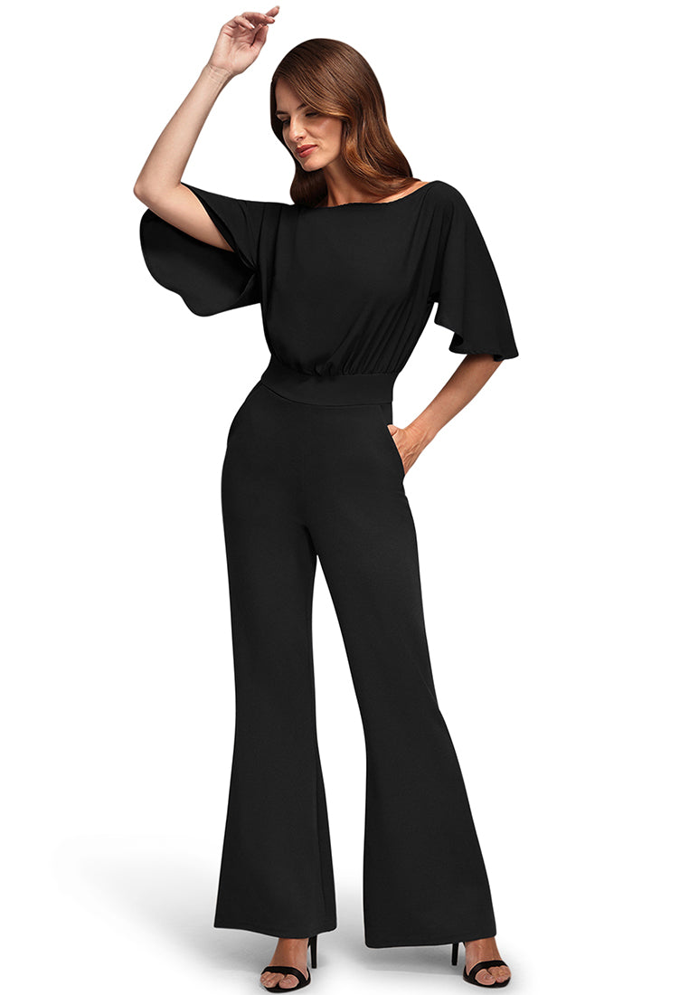 Drop Shoulder Jumpsuit