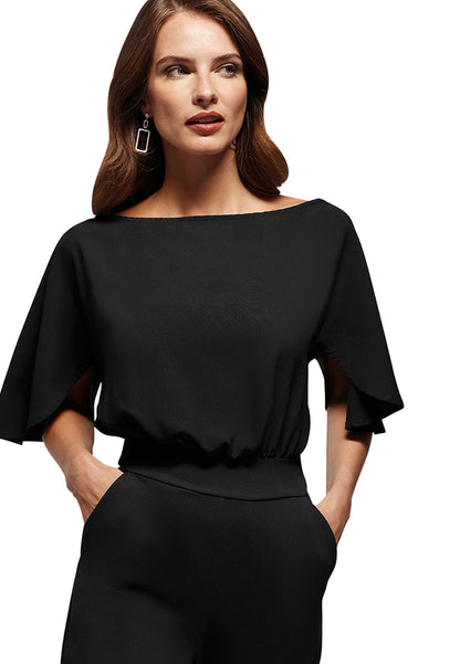 Drop Shoulder Jumpsuit