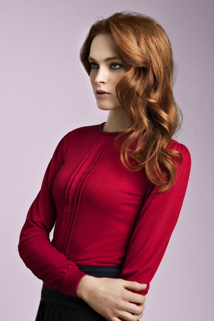 Pleat front Top