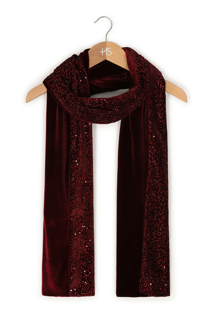 Velvet Sequin Scarf