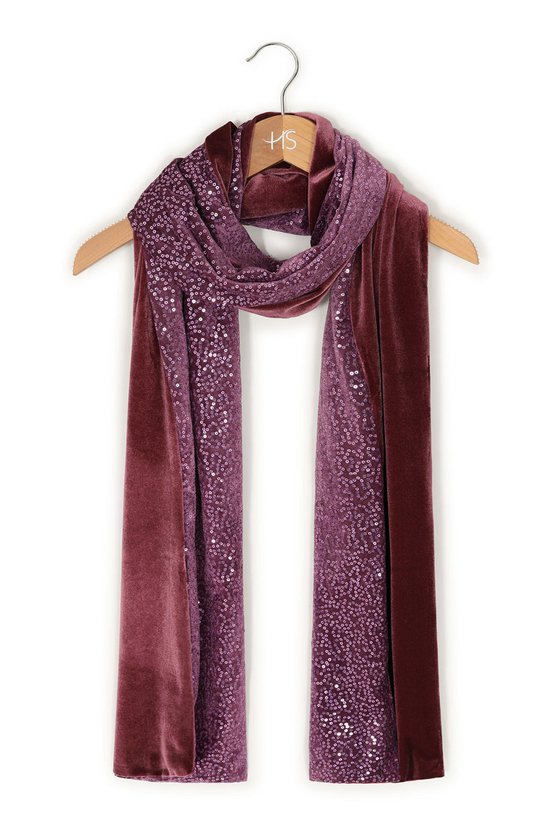 Velvet Sequin Scarf