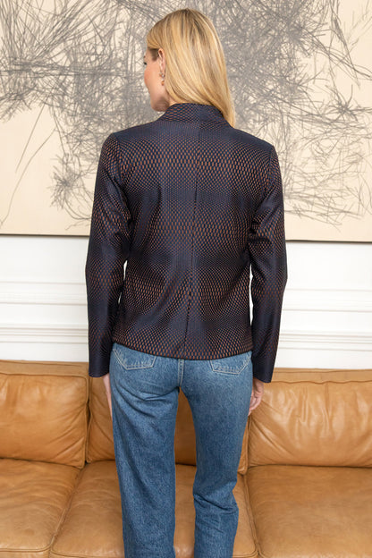 Textured Office Blazer
