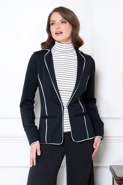 Piping Detail Jacket