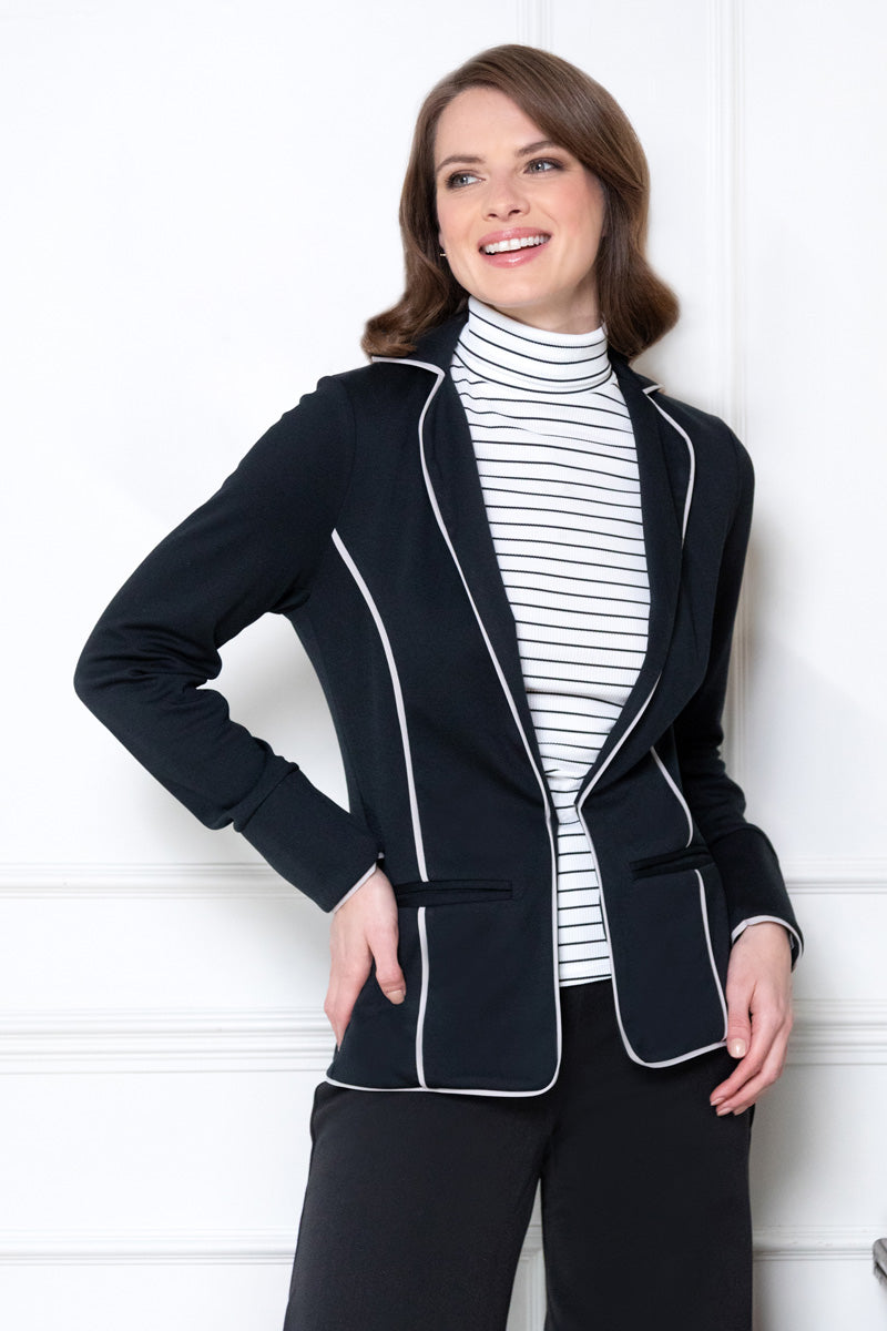 Piping Detail Jacket