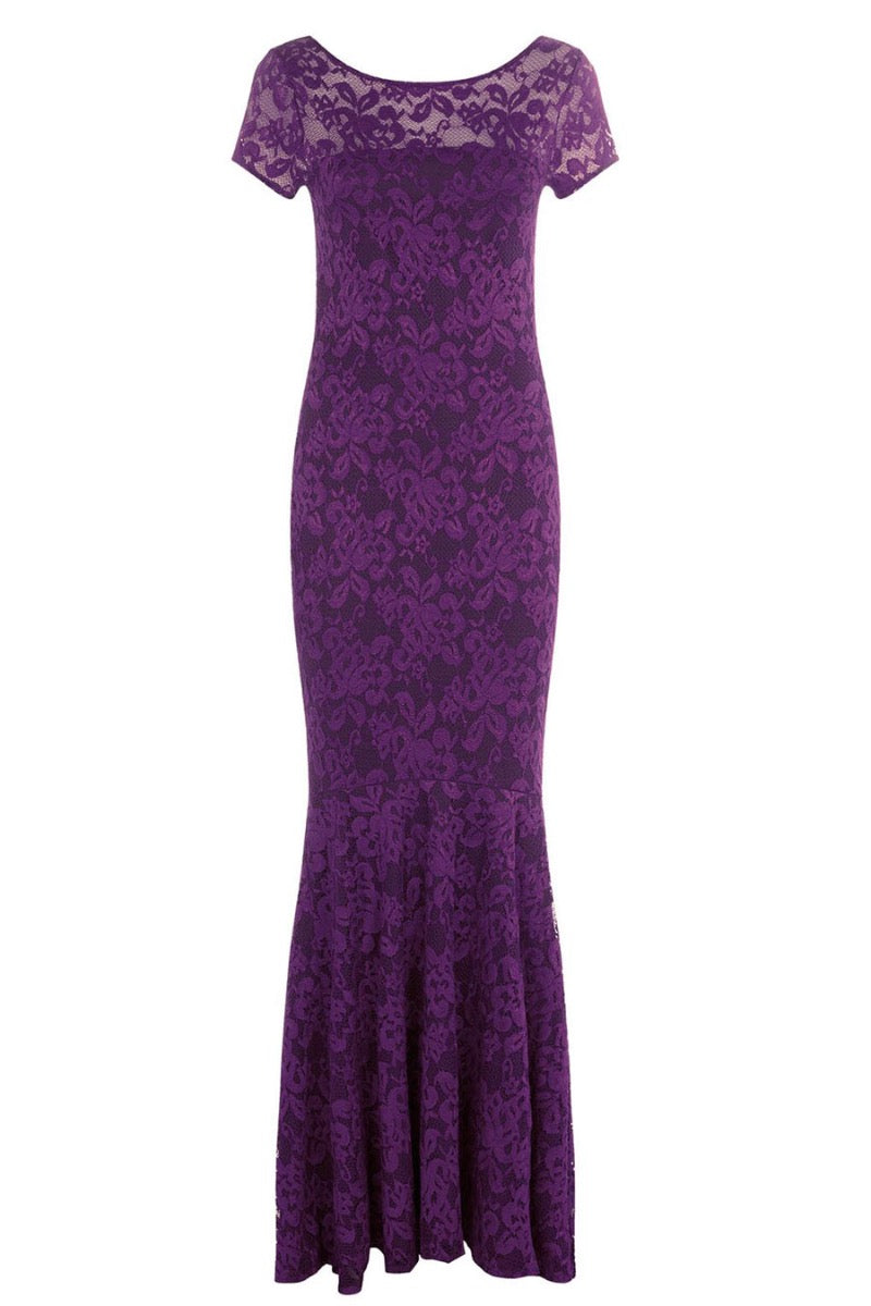 Long Lace Maxi Dress