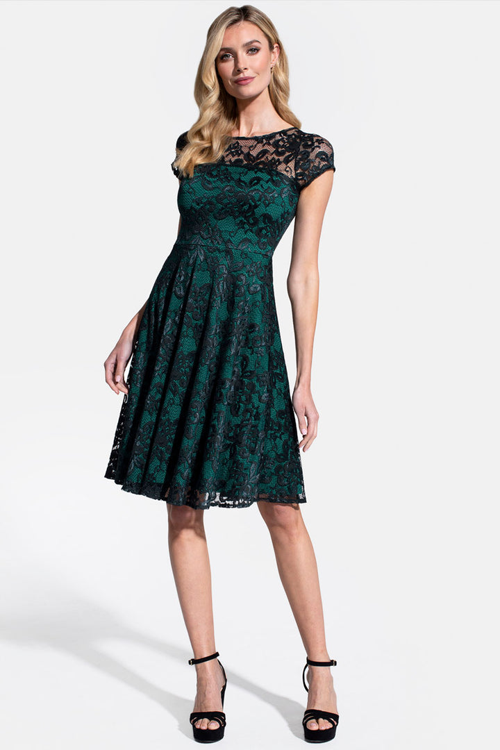 Lace Fit N Flare Dress