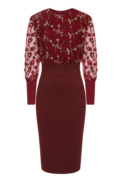 Embroidered Emma Dress