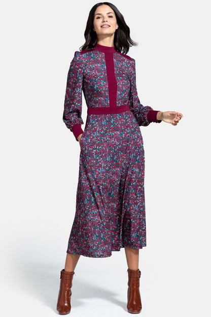 Panelled Midi Dress