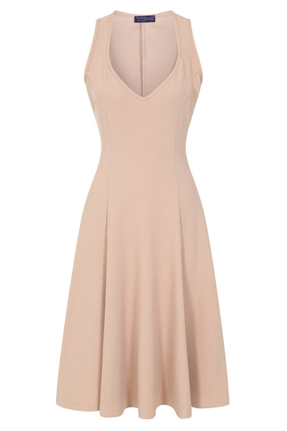 Sleeveless A-Line Dress