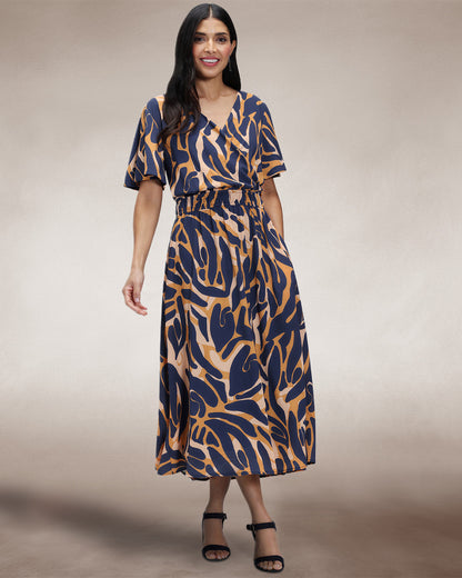 Chiffon Midi Dress