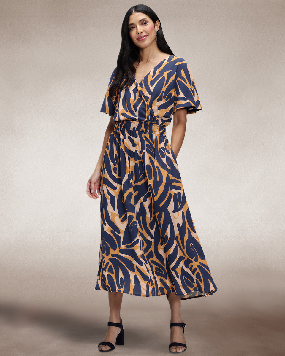 Chiffon Midi Dress