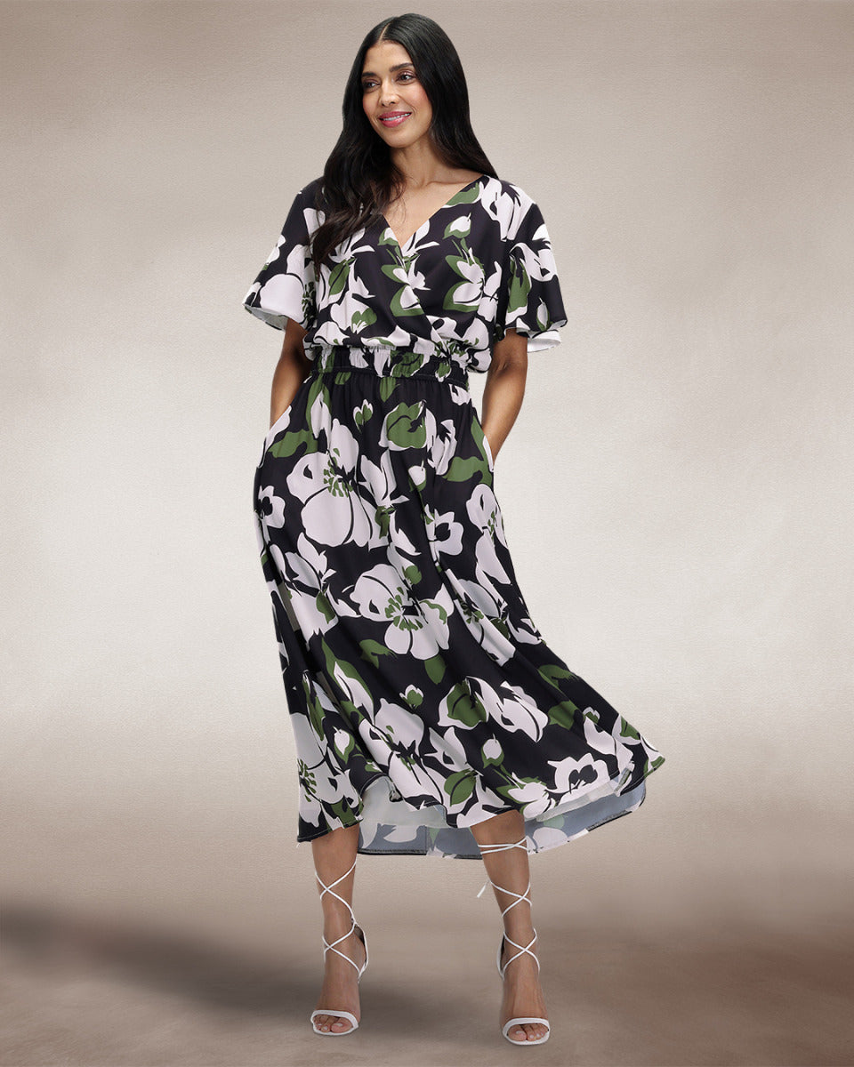 Chiffon Midi Dress