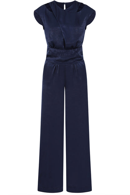 Velvet Satin Jumpsuit