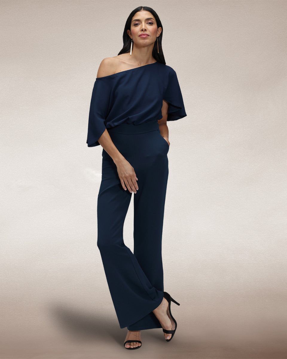 Drop Shoulder Jumpsuit