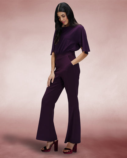 Drop Shoulder Jumpsuit