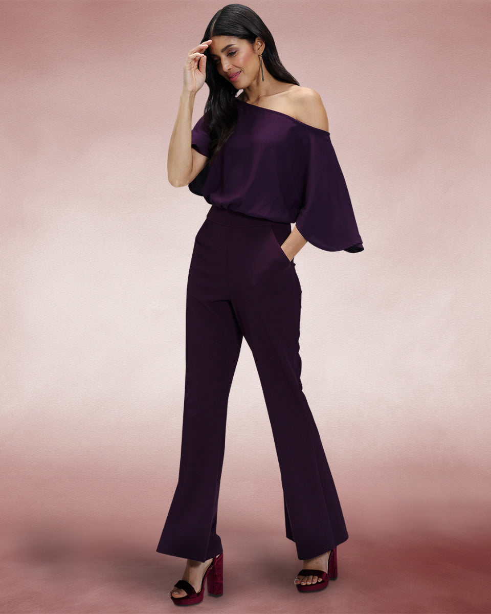 Drop Shoulder Jumpsuit