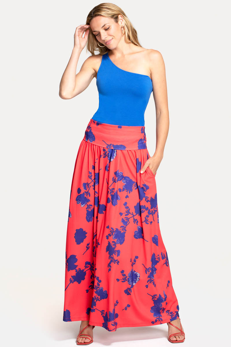 Roll Top Maxi Skirt