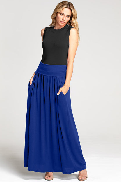 Roll Top Maxi Skirt