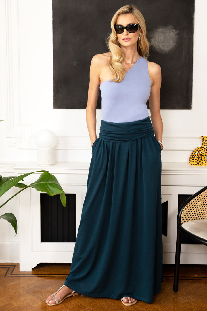 Roll Top Maxi Skirt