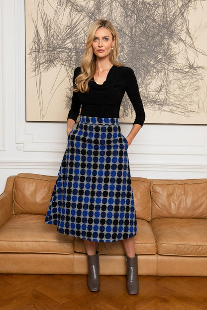 A-Line Midi Skirt With Pockets