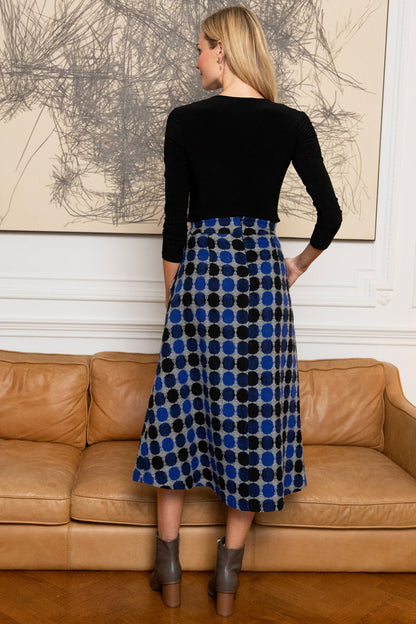 A-Line Midi Skirt With Pockets