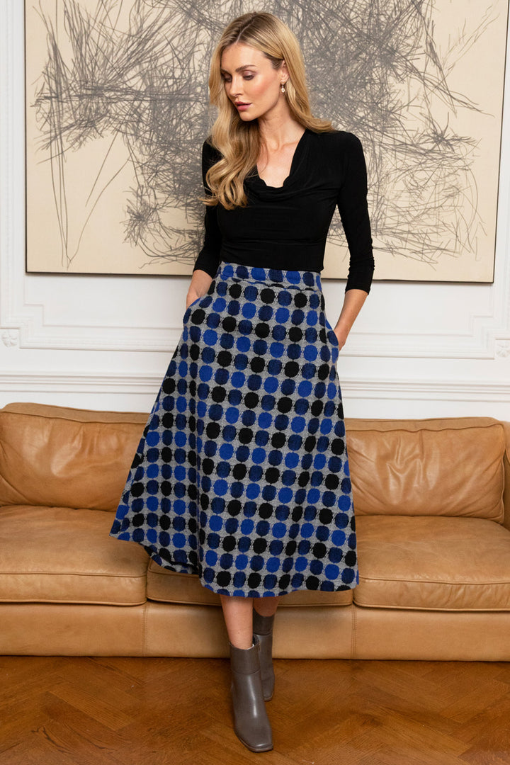 A-Line Midi Skirt With Pockets