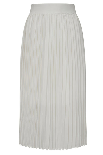 Pleated Midi Skirt