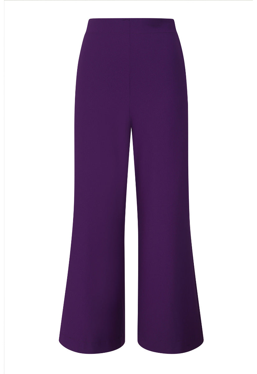 Luxe-Lounge Wide Leg Crepe Trouser