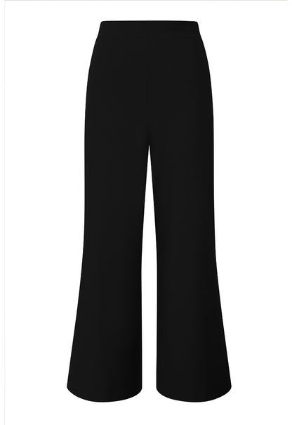 Luxe-Lounge Wide Leg Crepe Trouser