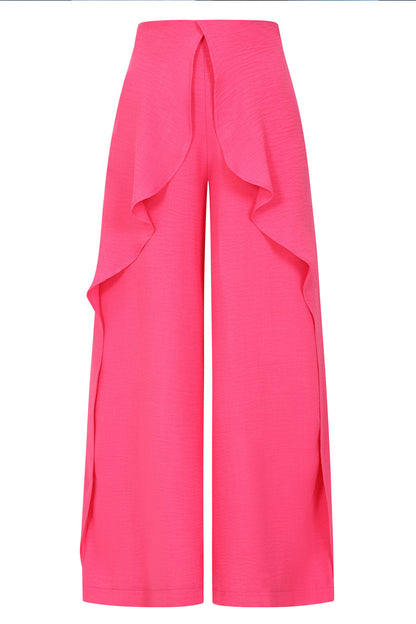 Palazzo Pants with Side Frill