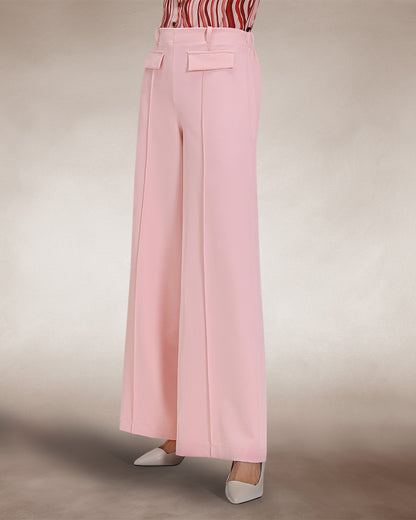 Utility Style Wide Leg Trousers