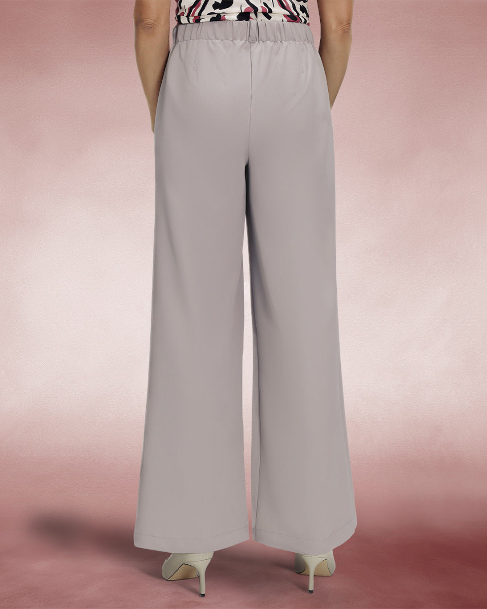 Utility Style Wide Leg Trousers